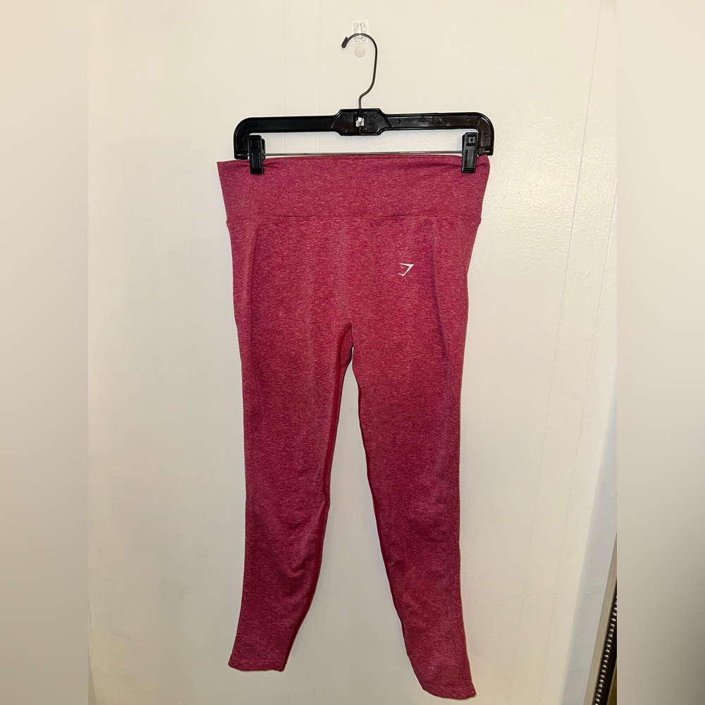Pink Gymshark leggings high waisted